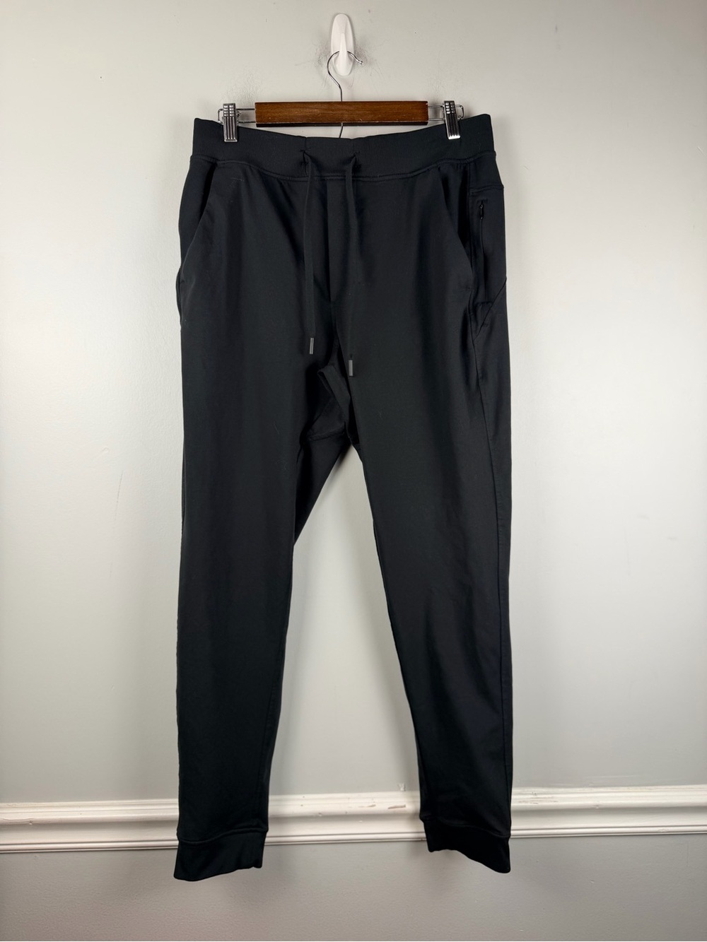 Birddogs Pants Boom Stick Joggers Black Golf Sweatpants Drawstring Large